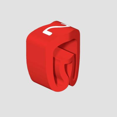 Weidmüller CLI C 1-3 RT/WS 2 CD Markeerring Opdruk 2 Buitendiameter 2.5 tot 5 mm 1568251509 Weidmüller CLI C 1-3 RT/WS 2 CD Markeerring Opdruk 2 Buitendiameter 2.5 tot 5 mm 1568251509