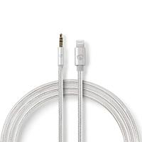 Nedis Lightning-Adapter | Apple Lightning 8- Pins naar 3,5 mm Male | 1 m | Nylon | 1 stuks - CCTB39940AL10 CCTB39940AL10 - thumbnail