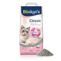 Biokat´s Classic 3in1 Fresh mit Babypuder - Duft - Klumpende Katzenstreu mit 3 unterschiedlichen Korngrößen - 1 Sack (1 x 10 L) - thumbnail