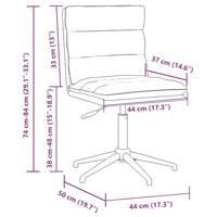 Eetkamerstoelen 2 st kunstleer bruin - thumbnail