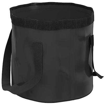 VidaXL Emmers 2 st inklapbaar 30 l pvc zwart