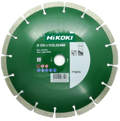 Hikoki Accessoires Diamant zaagblad 230 x 22,2 x 7mm type universeel gesinterd - 752805 Hikoki Accessoires Diamant zaagblad 230 x 22,2 x 7mm type universeel gesinterd - 752805