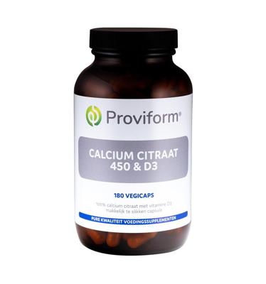 Proviform Calcium Citraat 450 & D3 Capsules