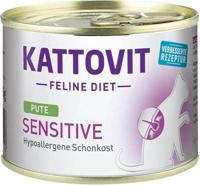 KATTOVIT Sensitive Turkey - nat kattenvoer - 185g - thumbnail