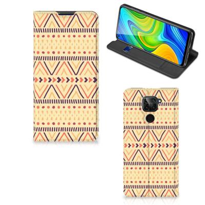 Xiaomi Redmi Note 9 | Hoesje met Magneet | Aztec Yellow Xiaomi Redmi Note 9 | Hoesje met Magneet | Aztec Yellow