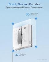 ECOVACS WINBOT Mini - Raamreinigingsrobot - Compact ontwerp - Dubbele sproeiers met ultrasone spray - thumbnail