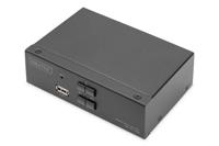 Digitus DS-12851 KVM-switch 1 + 2 poorten DisplayPort 3840 x 2160 Pixel - thumbnail