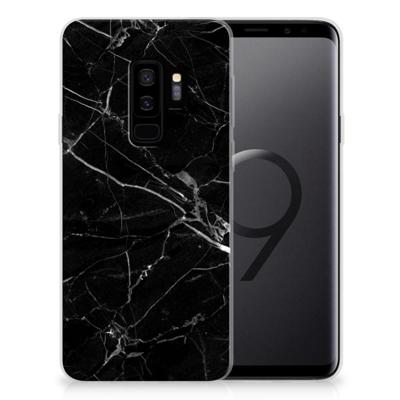 Samsung Galaxy S9 Plus | TPU | Siliconen hoesje | Marmer Zwart - Origineel Cadeau Vader Samsung Galaxy S9 Plus | TPU | Siliconen hoesje | Marmer Zwart - Origineel Cadeau Vader