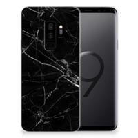 Samsung Galaxy S9 Plus | TPU | Siliconen hoesje | Marmer Zwart - Origineel Cadeau Vader - thumbnail