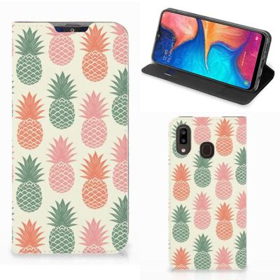 Samsung Galaxy A30 | Flip Style Cover | Ananas
