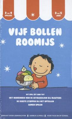 Baeckens Books nv Spelboek 0   Vijf bollen roomijs 2 tot 4 spelers 3 tot 5 jaar