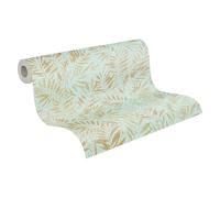 Livingwalls Metropolitan Stories. Travel Stories - Turquoise - Metallic - 391204 - thumbnail