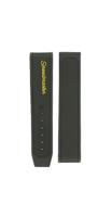 Horlogeband Omega 32632405004001 Rubber Zwart 19mm - thumbnail