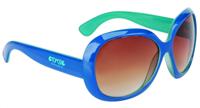 Cool Eyewear zonnebril Hope dames vlinder cat.3 blauw/bruin - thumbnail