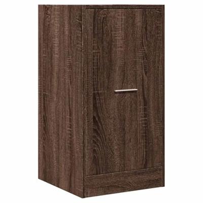 Apothekerskast 40x41x77,5 cm bewerkt hout bruin eikenkleurig - thumbnail