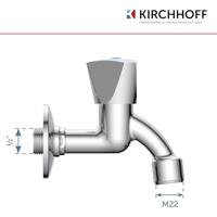 Kirchhoff Messing uitlaatventiel met kaphandgreep, chroom, 1/2"ET x M22 - 986031148 - thumbnail