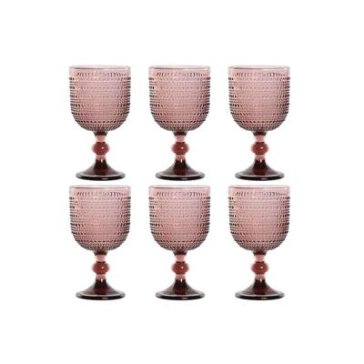 Set van bekers Home ESPRIT Roze Kristal 325 ml (6 Stuks) Set van bekers Home ESPRIT Roze Kristal 325 ml (6 Stuks)