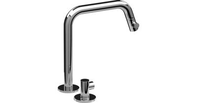 Clou Kaldur kranen chroom wastafel mengkraan links CL/06.15.003.29.L