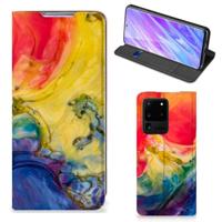 Bookcase Samsung Galaxy S20 Ultra Watercolor Dark - thumbnail