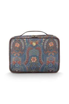 Pip Studio Pip Studio Casey Beauty Case Jabali Blue 27x10x19cm