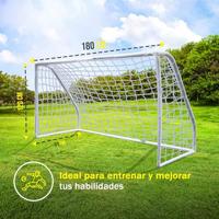 Set van 2 voetbaldoelen Ociotrends 180 x 91 x 120 cm - thumbnail