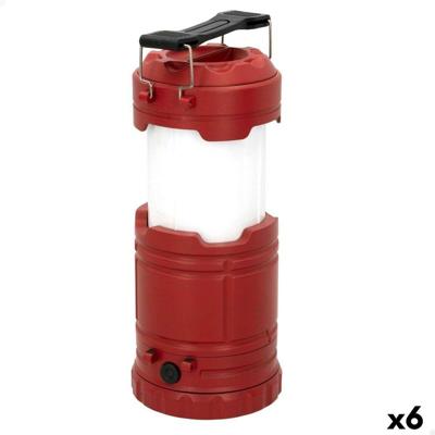Led-lantaarn Aktive Rood Camping (6 Stuks)