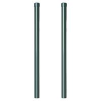 Hekpalen 2 pcs Groen 90 cm Poedergecoat staal - thumbnail