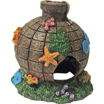 Polyresin ornament bom met begroeiing 13x14 cm Gebr de Boon - Gebr de boon