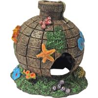 Polyresin ornament bom met begroeiing 13x14 cm Gebr de Boon - Gebr de boon - thumbnail