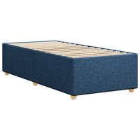 Bedframe zonder matras 80x200 cm stof blauw - thumbnail
