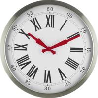 EUROTIME 56860-07 Wandklok Zendergestuurd 40 cm Zilver - thumbnail