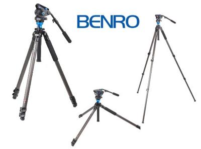 BENRO Trépied vidéo Alu Kit S Series Single leg A2573FS4