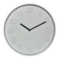 TFA Dostmann 60.3079.15 Wandklok Kwarts 255 mm x 255 mm x 35 mm x 255 mm Grijs - thumbnail