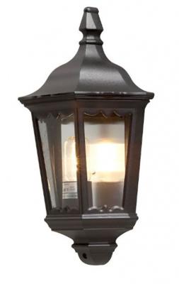 Konstsmide Firenze muurlamp (Kleur: zwart)