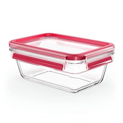 Emsa Clip & Close Glazen vershoudbakje, 0,85 L doos