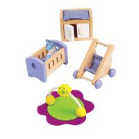 Hape poppenhuis babykamer - thumbnail