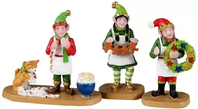 Lemax crafty elves s/3 kerstdorp figuur type 5 Santa&apos;s Wonderland 2022
