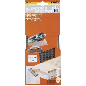 kwb 818108 Schuurpapier Korrelgrootte (num) 80 (l x b) 230 mm x 93 mm 10 stuk(s)