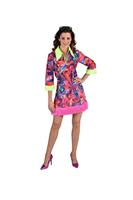70&apos;s jurk funky pink - thumbnail