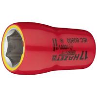 HAZET Dopsleutel · geïsoleerd 880KV-17 · 3/8 inch (10 mm) vierkant hol · Buiten-zeskant-tractieprofiel · SW 17 mm - thumbnail