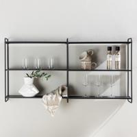 Nohr Wandrekje 'Jaymie' 63 x 122cm, kleur Zwart - thumbnail