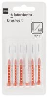 HEMA Interdentale borsteltjes 2.4-3.5mm - 6 stuks - thumbnail