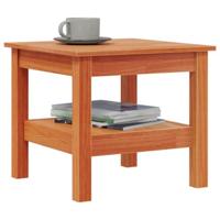 Salontafel 45x45x40 cm massief grenenhout wasbruin - thumbnail