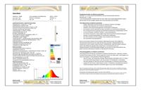 LED lamp Linear 6,2W 300mm 2700K 460lm filament Segula dimbaar 55095 - thumbnail