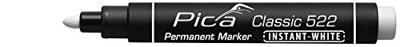 Pica 522/52 Permanent Marker | 1-4mm | Ronde punt | Wit | 10 stuks - PI52252 Pica 522/52 Permanent Marker | 1-4mm | Ronde punt | Wit | 10 stuks - PI52252