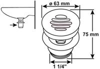 Cornat Zeefkraantje Voor Wastafel 1 1/4 - TEC317412 - thumbnail