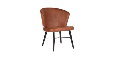 Label51 Fauteuil Wave - Cognac - Microfiber