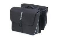 Basil forte dubbele fietstas, waterafstotend, 35l, zwart. - thumbnail