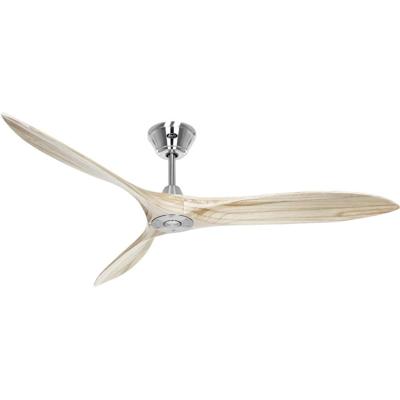 CasaFan ECO AIRSCREW 152 BN-NT Plafondventilator 28 W (Ø x h) 1520 mm x 275 mm Chroom Met afstandsbediening, Met wintermodus CasaFan ECO AIRSCREW 152 BN-NT Plafondventilator 28 W (Ø x h) 1520 mm x 275 mm Chroom Met afstandsbediening, Met wintermodus