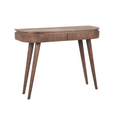 LABEL51 Bureau/Sidetable 'Nils' Espresso Mangohout, 100cm